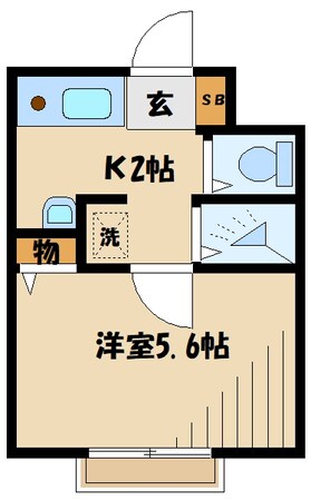 ドウェルイナリヤマの物件間取画像